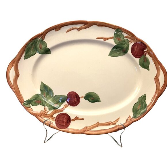 FRANSCISCAN California Apple 14" Oblong Serving Platter Vintage - Picture 1 of 11